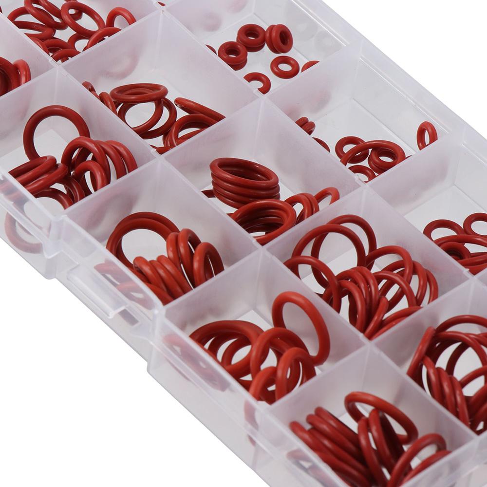 Metric Silicone Rubber Sealing Gasket Set Assortment Kit Sealing Gaskets O-Ring Washer Oring O-Ring