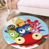Babblarna Round Area Rug,Carpet Rug for Living Room Bedroom Sofa Playroom Decor,Non-slip Floor Mat50