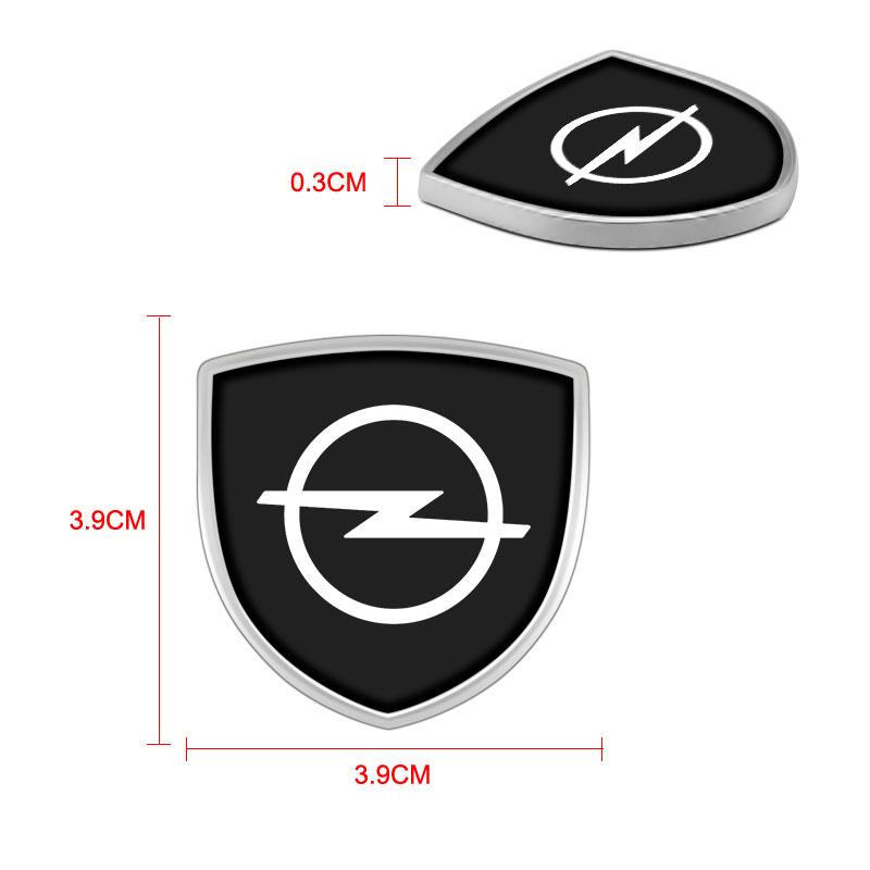 1 Stuks 3D Metaal Auto Deur Schild Embleem Badge Auto Carrosserie Sticker Voor Opel Astra H G J Insignia Mokka Zafira Corsa Vectra B C D