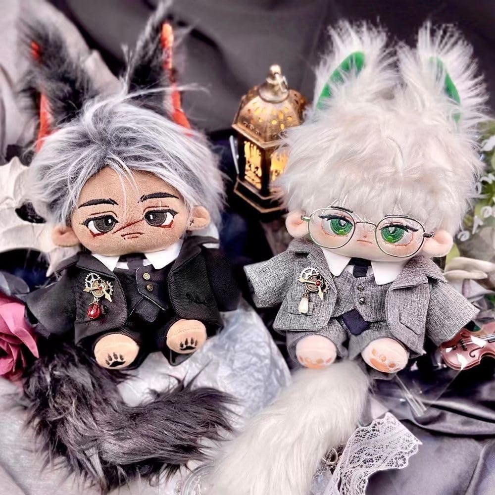 AXLUCE - Plush Clothes - Plush Toys - Clothes - 20cm - Doll - Suit (Grey)