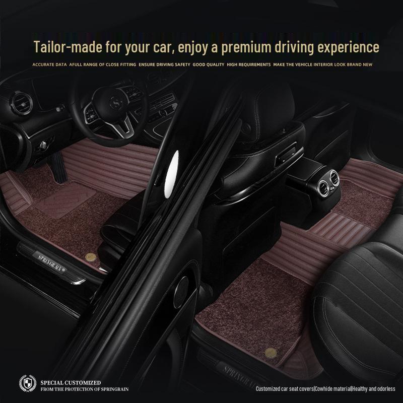 Exeed Full Surround Genuine Leather Car Floor Mats for Xingji, Yuan, ET, ES, Yaoguang, Zhui, Feng, Lingyun, Lanyue Models