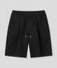 BLACK MOMENT Basic Elastic Waist Half Pants [Light Gray]