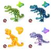 Simulation Bunter Jura-Dinosaurierskelett-Spielzeug 3D-Druck Tyrannosaurus Rex Dinosaurierskelett Heimdekoration Bastelgeschenk für Jungen