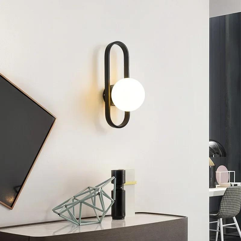 LED Wall Lamp For Luxury Living Room Bedroom Bedside Corridor Aisle Light Hotels Background Home Decorative Wall Sconce 12W