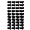 Rectangle Chair Leg Tips Silicon Floor Protectors With Rubber PVC Furniture Pads Table Chair Leg Cover With Black Pack Of 20Pcs
