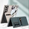 Fold6 Leder Brieftasche mit Karte Halter Stand Telefon Fall für Samsung Galaxy Z Falten 6 Z Fold6 Shell Membran Schutzhülle