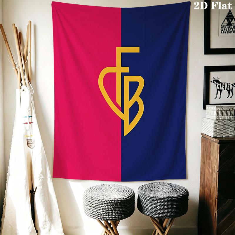 Basel Wall Hanging Printed Fabric Blanket Decorative Tapestries for Bedroom Living Room Home Decor