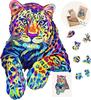 Wooden Puzzle - ENGELHART - Tiger A4 - 98 Pieces - Unique Shapes - Original Gift