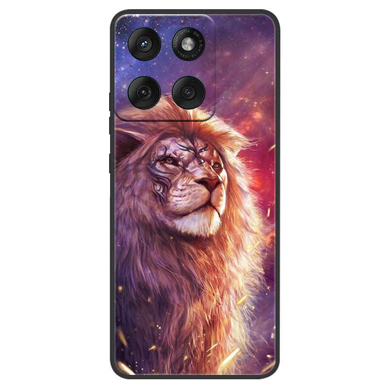 Para Motorola Edge 60 60s Pro Capa XT2507-1 Capa de Celular Cool Fashion Lobo Leão Para Moto Edge60 Edge60s Pro Capa Flexível de Silicone TPU