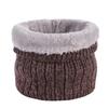 Autumn and Winter Double-layer Velvet Scarf Solid Color Outdoor Couple Riding Warm Neck Cover Neck Cover