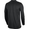 Nike Letter Print Crew Neck Fitted Long Sleeve Basketball Shirt Unisex Tops Black DN8117-010