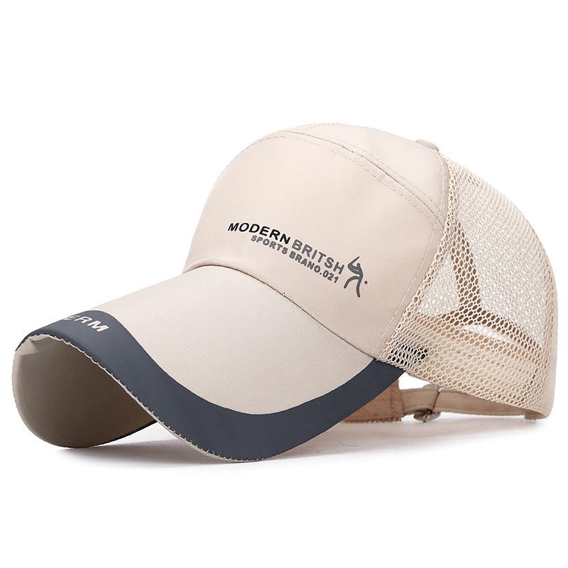 Casquette de baseball d'été à long bord pour hommes et femmes, casquette en maille respirante pour Sports de plein air, chapeau à rabat, queue de cheval, Panama, visière