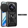 Armor Case for Realme 12 Pro 5G 12 Pro+ Plus Cover Lens Protection with Ring Magnetic Holder Business Full Protection Cover