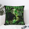 Housse de coussin amusante Edward Cullen Jacob Twilight Housse de coussin rétro tendance Housse de coussin confortable pour chaise canapé Décoration de maison