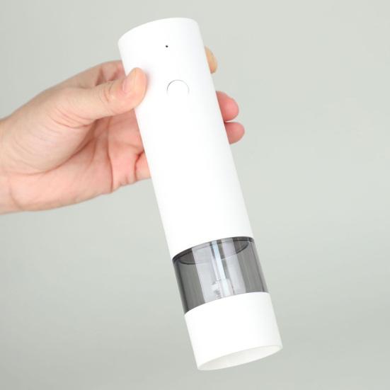 Set râșnițe electrice sare și piper cu lumină LED încorporată, granulație reglabilă, râșniță de condimente, reîncărcabil, esențiale pentru bucătărie, cadou