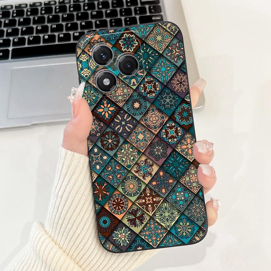 For Honor 400 Lite Case ABR-NX1 Cute Cat Flowers Painted Cover Shockproof Phone Case For Honor400 Lite Honor 400Lite Soft Fundas