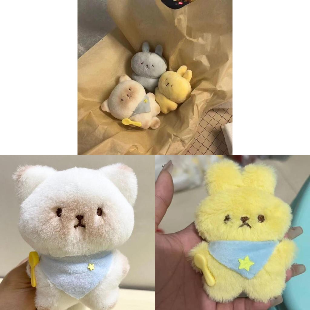 Cute Cat Plush Keychain For Girls Gift With Pp Cotton Filling And Adorable Animal Design