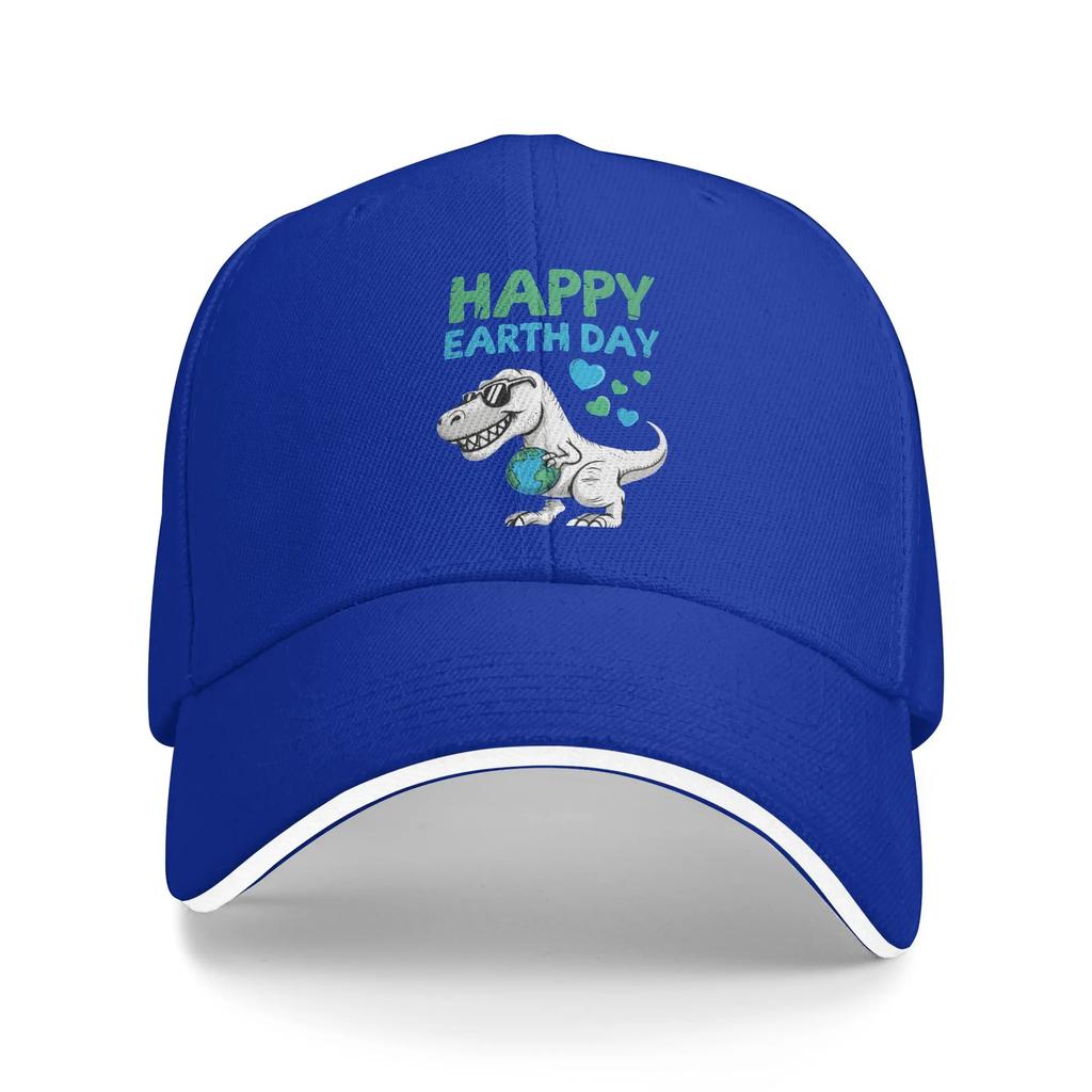 Happy Earth Day Lovely Baseball Caps Fashion Sandwich Cap Men Women Adjustable Sun Cap Outdoor
