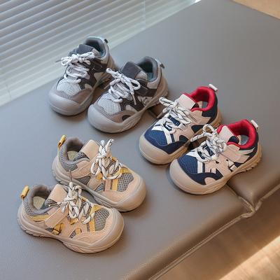Spring and Autumn Classmates Children 1-3 Years Old Children's Sneakers Mesh Breathable Girls' Dad Shoes Boys' Baby Shoes