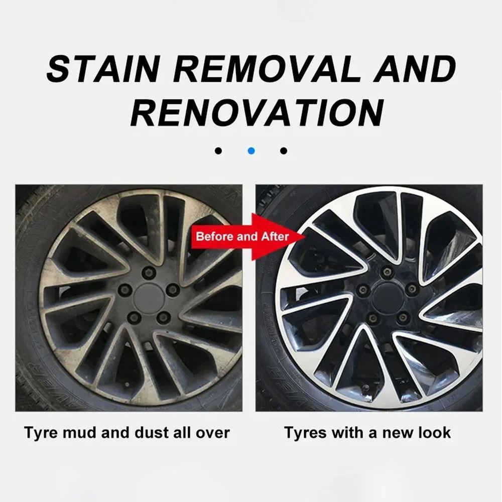 1Pcs Easy To Cleaning Rims Spokes Tire Cleaning Brushes Non-Slip Handle Auto Wash Glove