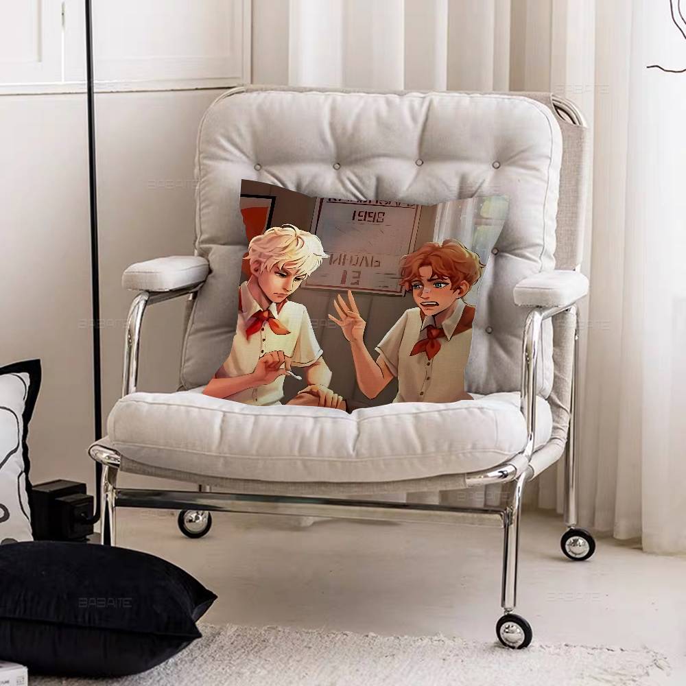 The FoxholeS Court Anime Pillow Cover Sofa Cushion Cover Home Room Decoration Children Gift