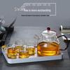 Chaxun Glass Steaming Teapot and Electric Stove Set