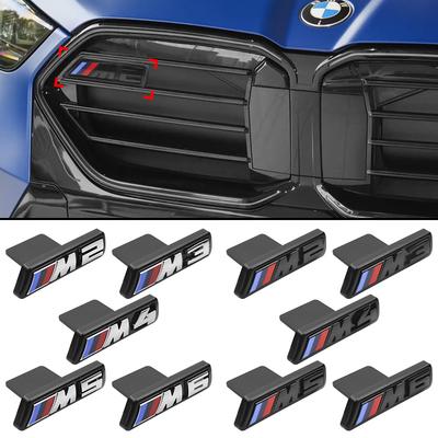 MLKQ6 For M2 M3 M4 M5 M6 G01 E84 E83 G11 G07 G86 G80 E60 F39 F10 ABS Car Styling M Logo Badge Front Grille Grill Emblem Accessory