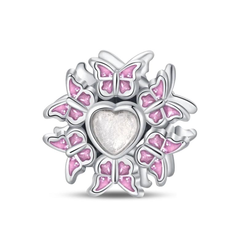 Trendy Fashion Copper Metal Colorful Butterfly Dragonfly Hummingbird Spring Series Charm Bead Components Bead Components Compatible With Do It