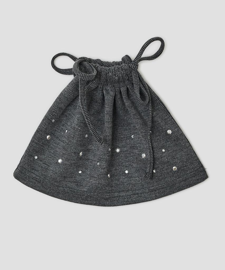 Taibseobiseu Hotfix Drawstring Beanie [Charcoal]