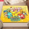 Cute Anime Cartoon Creatures Area Rug Non Slip Soft Floor Mat For Kids Room Gamer Room Living Room Decor Washable Carpet