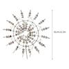 Patio Garden Lawn Outdoor Decoration Unique Wind Collectors Magical Kinetic Metal Windmill Spinner Solar Wind Powered Catchers