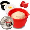 Siliconen Inzetstukken voor KitchenAid 5-kwart Mengkom Herbruikbare Komdeksels voor Bewaring Mengen Hittebestendige Bakaccessoire