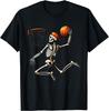 Skeleton Basketball Halloween Costume Funny Men Boys T-Shirt Mens Womens Tees Top Unisex T-Shirt Mens Womens Tees Top