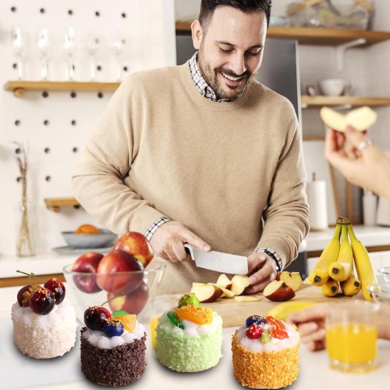 Realistic Simulation Cake Model Realistic Cake Model Artificial Fake Dessert Model for Photography Props Shop Decoration