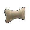 Car Seat Headrest Covers Car Leather Breathable Safety Pillow Auto Car Universal Head Neck Rest Pillow Pad For Car Travel Pillow