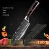 5 İnç Santoku Bıçak Yüksek Karbonlu Çelik Mutfak Şef Bıçağı Sebze ve Meyve Dilimlemeye Uygun