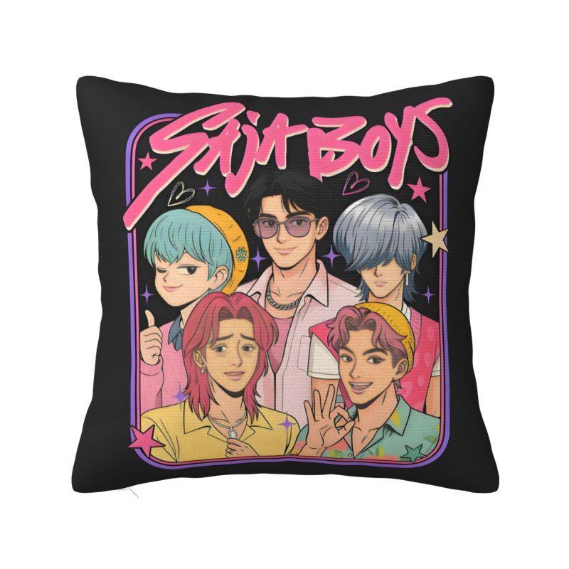 Custom Kpop Hunter Demons Pillow Case 40X40Cm Saja Boys Modern Cushion Cover Soft Pillowcase