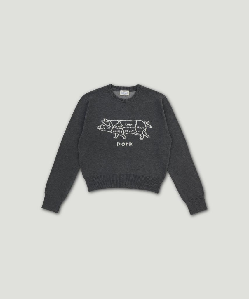 Ssettette Kirk Meat Market Cashmere Knit_Gray