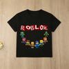 Roblox Cartoon Kids TShirt Boys Girls Short Sleeve Tee Soft Breathable Casual Summer Top for Game Fans Daily Wear Birthday Gift