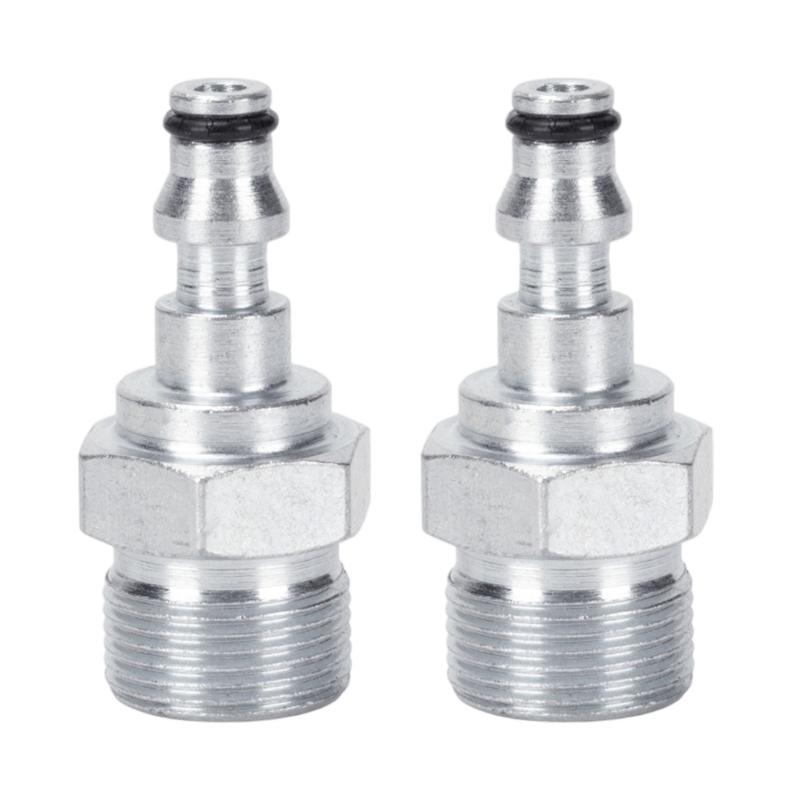2 Piece Heavy Duty Garden Hose Fittings Couplers Joints Suitable for Vax Pressure Cleaners Metal Quick Release Couplings