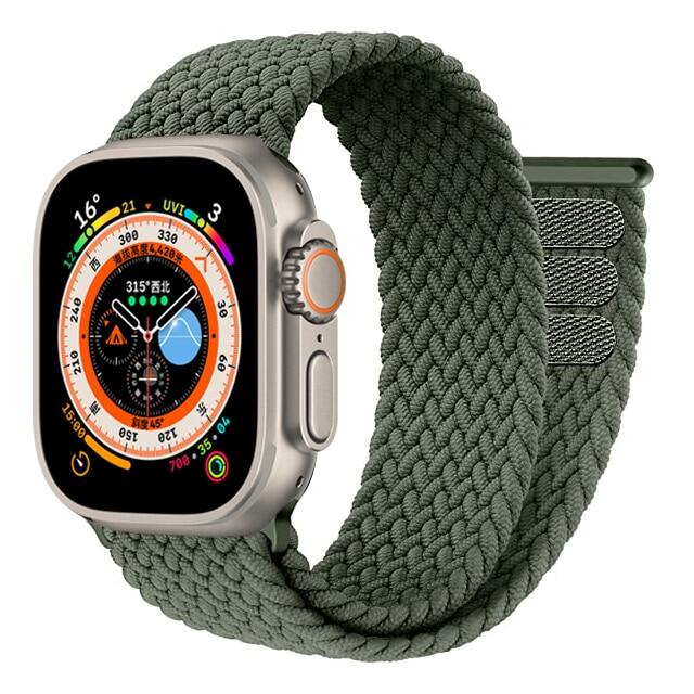 Braided Solo Loop Strap For Apple Watch Ultra 49mm 44mm 45mm 40mm 41mm 42mm Correa Bracelet iWatch Series 8 7 SE 6 5 4 3 Strap