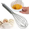 8/10/12inches Stainless Steel Balloon Wire Whisk Egg Beater Mixer Baking Utensil