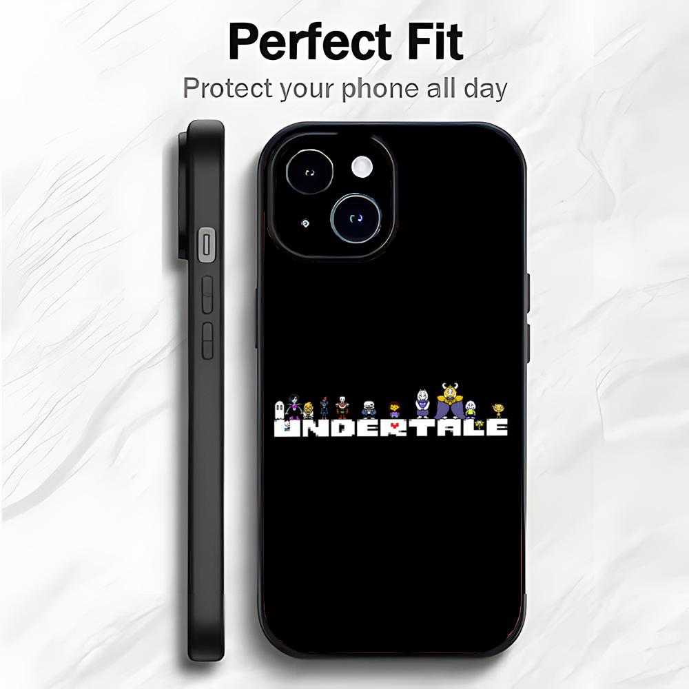 Jeu Populaire Indépendant U-Undertale Coque de Téléphone Coque de Téléphone Emballage Souple Léger Pour iPhone17 16 15 14 13ProMax