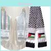Versatile Palestinian Flag Scarf 14*130cm Dimensions Perfect For Fans