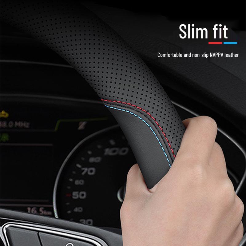 Ultra-Thin Non-Slip Leather Steering Wheel Covers for Geely Galaxy L7/L6/E8