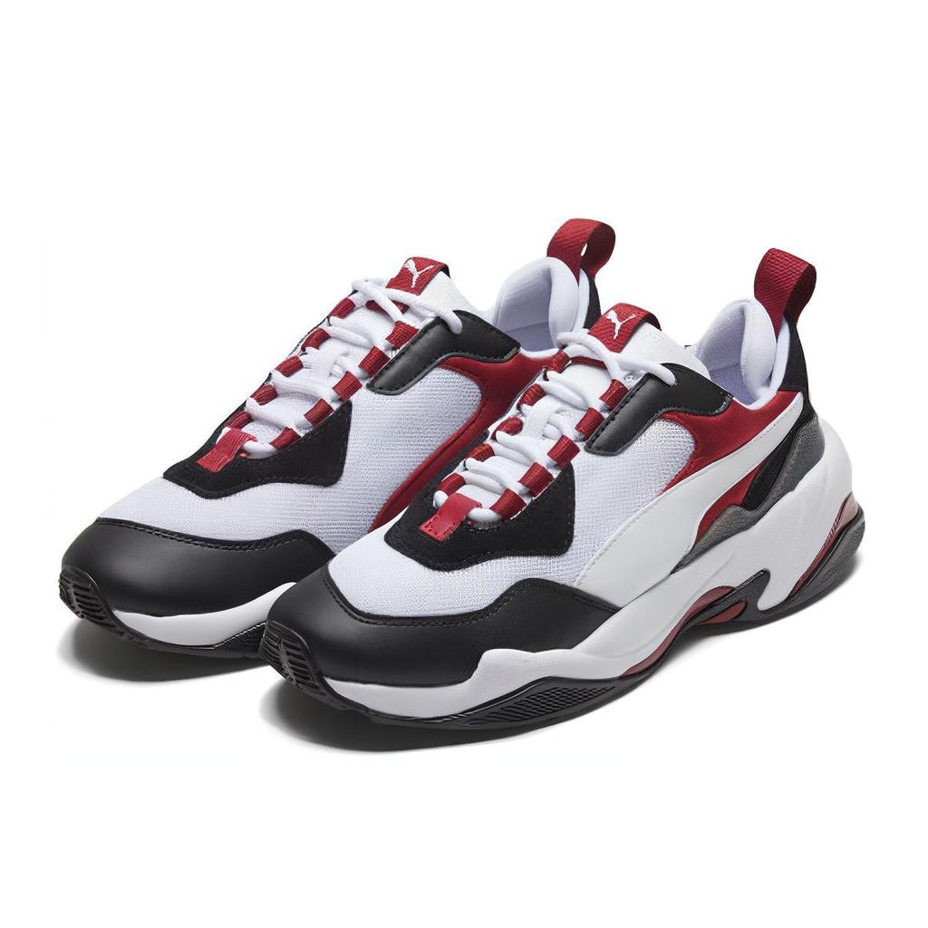 Puma Thunder Fashion 2.0 White Rhubarb Unisex Sneakers Black 370376-06