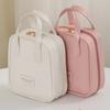 Women's Fashion Portable Makeup Bag Large-capacity Leather Waterproof Cosmetic Storage Bag Travel Wash Cosmetic Case