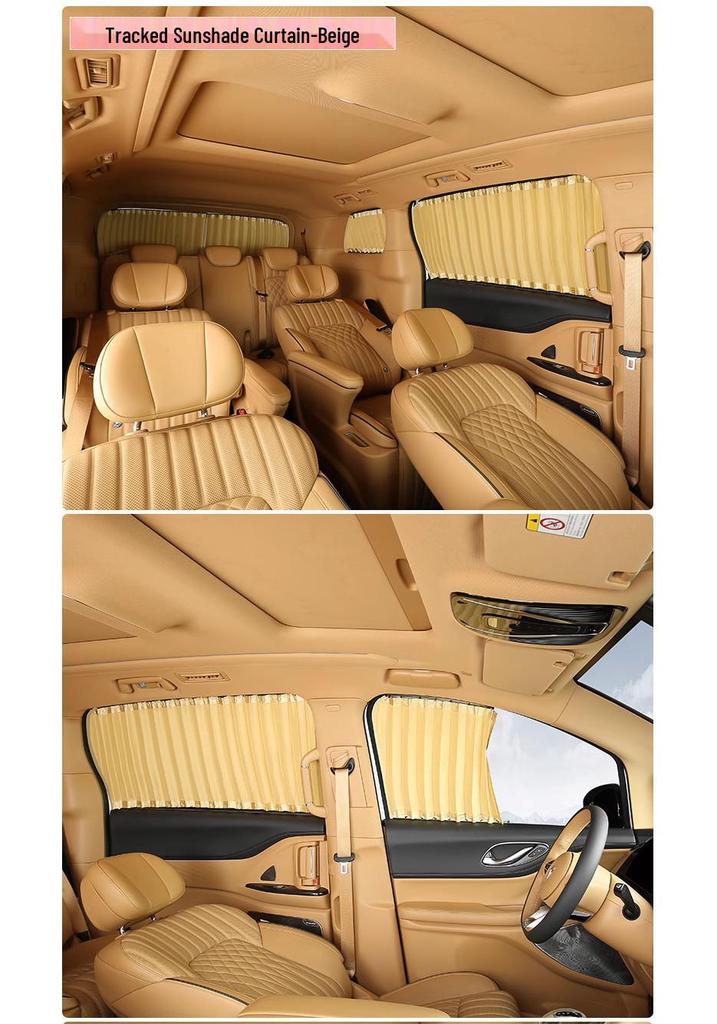 Wuling 730 Car Window Curtains: Double Track Heat Insulation and Sunshade Protection.
