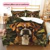 Vintage Boxer Pattern Bedding Home Decoration Birthday Gift (1 * Duvet Cover + 2 * Pillowcase, Without Core)