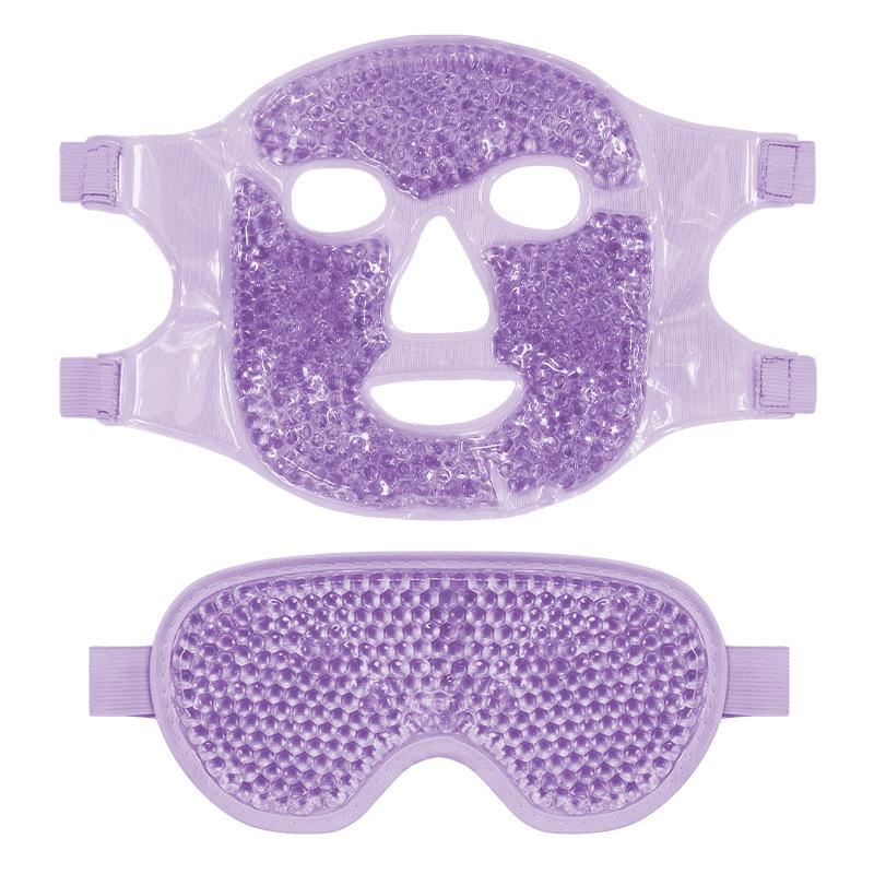 Cooling Ice Face Gel Beads Hot Cold Compress Pack Reusable Ice Gel Mask Pressure Relief Puffy Eyes Migraine Skin Care